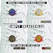 NEW 2024 MEDUSA HEAD METAL LACE LOCKS COLORFUL LACE TAGS CHARMS LOCK DUBRAES