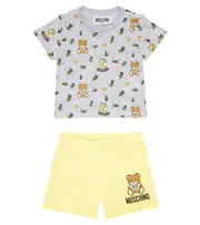 [Moschino Kids] Moschino Kids Baby set of cotton shorts and T-shirt M 18-24 multicoloured