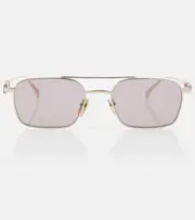 [Gucci] Gucci Gucci Script aviator sunglasses One Size gold