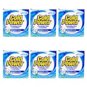 6PK Cold Power 2kg Laundry Powder Detergent Fresh Clean Effective Stain Remover