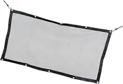 HANABASS Foldable Dog Safety Fence Net Breathable Mesh Pet Barrier for Isolation Net for Dogs Cats Other Pets Easy to Assemble Black