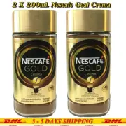 2X 200g. Nescafe Gold Crema Intense Crafted Coffee Signature Aroma Dark Roast