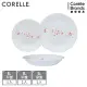 【美國康寧 CORELLE】櫻之舞 餐盤3件組-C02