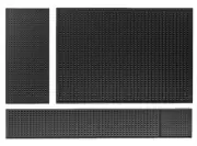 Bar Mat Set Rubber Bar Service Spill Mat 3-Pack Dish Drying mat Bar mat for C...