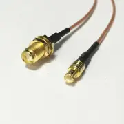 WIFI antenna adapter SMA female to MCX male straight pigtail cable RG178 15cm