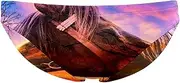 [VBFOFBV] Men's Printed Jammer Swimsuit Swim Shorts, Scenic Sunset Horse