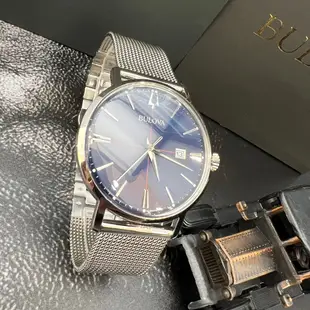 【BULOVA 寶路華】簡約米蘭帶休閒男錶 96B289 39mm 現代鐘錶