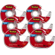 Scotch 109 Removable Double Sided Mounting Poster Tape Dispenser 19mmx3.8m Pack 6
