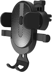 CHILDWEET Phone Holder for Car Suction Cup Phone Mount Air Outlet Rack Dual-Purpose Black