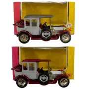 Lot Of 2 Matchbox Models of Yesteryear 1912 Rolls Royce Y-7 Different Color Roof