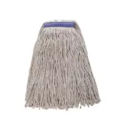Winco MOP-24WC 24 oz Cotton Yarn Blend Cut End Mop Head - White