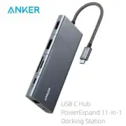 Anker USB C Hub Power Expand 11-in-1 Docking Station 4K@60Hz HDMI 100W Power PD