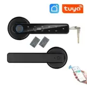 Electric Single Latch Door Lock APP Remote Control Fingerprint Password Key