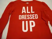 Old Navy Tee Shirt Red All Dressed Up