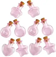 10pcs Glass Vials Versatile Storage Containers for Perfume Candy Decorations Wedding Favors