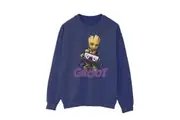 Guardians Of The Galaxy Mens Groot Casette Sweatshirt (Navy Blue) - UTBI26258