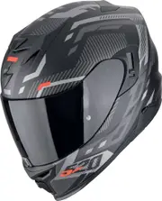 Scorpion EXO-520 Evo Air Ranka Helmet, black-grey-red, Size 2XL for Men Black Grey Red