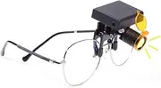 BONEW 3W Head for Glasses with Optical Clip-on Type + Cloth Storage Case (3W)