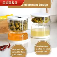 在飛比找蝦皮購物優惠-ODAKA泡菜罐,翻轉容器過濾器密封罐,方便沙漏設計塑料濕式