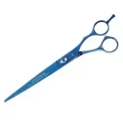 Master Grooming Tools 5200 Series Blue Titanium Straight Shears 6.5 in