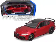 BBURAGO 1:18 ALFA ROMEO GIULIA GTAM DIE-CAST CANDY RED 18-11049