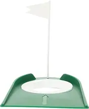 GAROZATION Golf Training Tools Plastic Putting Cup Practice Hole Plate Regulation Size Easy Roll Random Color