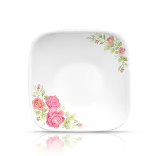 【美國康寧 CORELLE】薔薇之戀295ml方形小碗 (2310-ROS-LP)