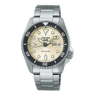 【SEIKO】精工 5 Sports系列 縮小款水鬼 SRPK31K1 鋼錶帶 潛水錶 機械錶 4R36-14B0S 白/銀 38mm