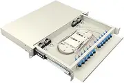 12/24/48core 1U 2U ODF Pull type optical fiber distribution frame Rack Mounted Indoor fibers Distribution Frame Patch Panel(12Cores)