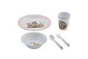 5pc Ashdene Aussie Fairies Kids Dinner Cutlery Bowl Plate Cup Eating Set