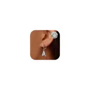 Silver/Gold Teardrop Earrings for Women,Sterling Silver Waterdrop Tear Drop D...