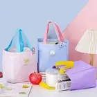 Bento Container Stylish Catering Utensils Macron-color Lunch Bags Polyester