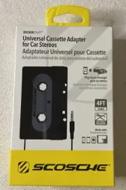 Scosche Decked Out Universal Cassette Adapter for Car Stereos
