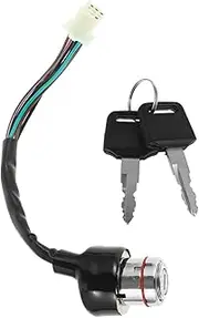 CHILDWEET ATV Ignition Switch with Key Wire Design Easy Installation for Off Road Motorcycles Beach Buggies Go Karts Automotive Starter Switch with Lock Function
