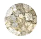 White Petrified Coffee Table Handmade Gemstone Cafeteria Luxury Furniture Decors