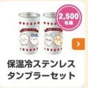 Chiikawa Coke ON Coca-Cola Hot and Cold Stainless Steel Tumbler Set