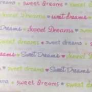 Soft Full/Queen Sheet Set - Lavender, Pink, and Lime Green Printed Sweet Dreams