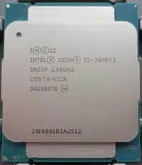 在飛比找Yahoo!奇摩拍賣優惠-【含稅】Intel Xeon E5-2678 V3 2.5G