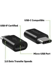 Belkin USB-C To Micro USB Adapter 12W Sealed BRAND NEW