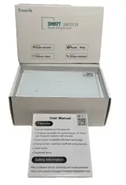 Smart Wi-Fi 1 Gang Light Switch works w/Apple Home Kit, iPhone, Alexa, Google
