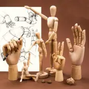 Artists Wooden Manikin 5.5/8/12in Jointed Figure Drawing & Home Decoration