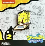 SPONGEBOB SQUAREPANTS “Blown Away” Pin by Pintrill (Sold Out Collectors Item)