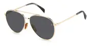 David Beckham DB 1102/F/S Asian Fit J5G/M9 Men's Sunglasses Gold Size 61