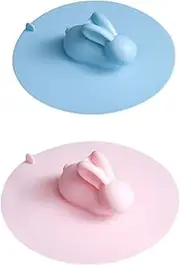 Bathroom Sink Drain Strainers 5pcs Sink Plug Pop Up Sink Drain Filter Plug Silicone Sink Cover Blue