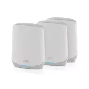Netgear RBK763S-100NAS Orbi Tri-Band WiFi 6 Mesh System Router + 2 Satellites