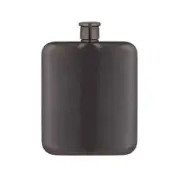 Summit Hip Flask Fine Foods Collection 170ml Gunmetal Alcohol Bottle Mens Gift