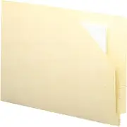 Smead End Tab File Jacket with Antimicrobial Product Protection, Reinforced Straight-Cut Tab, Flat-No Expansion, Letter Size, Manila, File Folders, 100 per Box (75715)