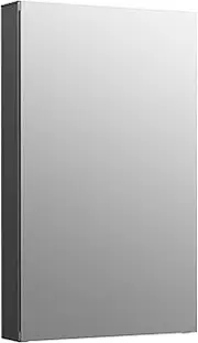 Kohler Maxstow Bathroom Mirror Cabinet with Storage for Medicine, Dark Anodized Aluminum with Silver Coated Glass, 15 Inch Width