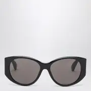 [Balenciaga] Nano Round black sunglasses One size Black
