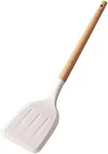 BIUDECO Wooden Handle Non Stick Cooking Spatula Shovel for Kitchen Utensil Multi Purpose Tool for Restaurant and Home Cooking